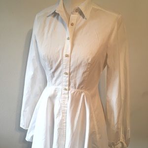 Free People Long sleeved flare shirt